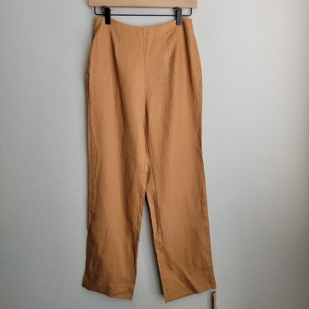 Reformation Justin Linen Pant in Barley size 2 NWT